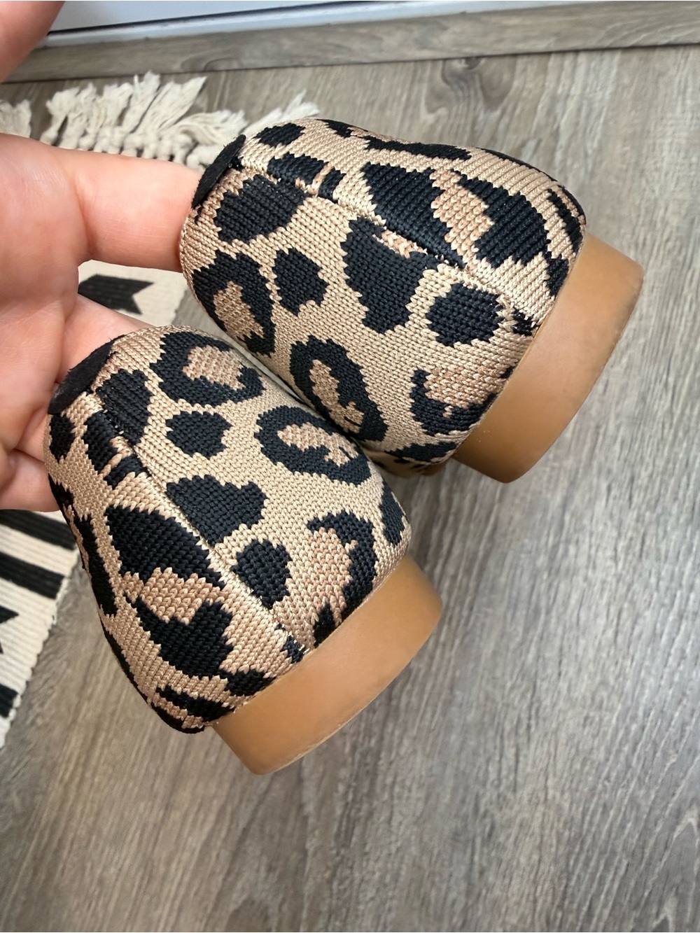 Vivaia Melia Animal Print Leopard Pointed Toe Ballet Flats Size EU 39 - Picture 7 of 10